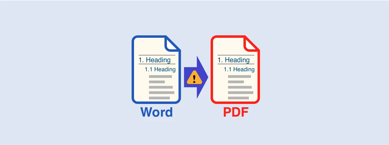 ワードをPDF保存した時の「しおり」についてのバグと対処方法